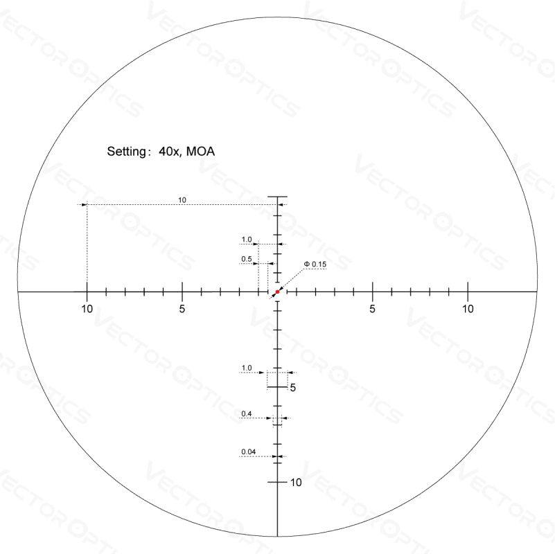 Vector optics Minotaur 12-60x60 GenII MFL SFP Riflescope - 360 Arms