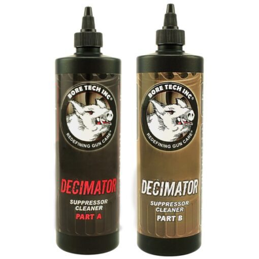 BORE TECH DECIMATOR SUPPRESSOR CLEANER - PART A&B SET 16OZ