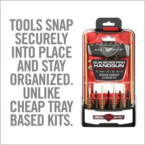 REALAVID GUN BOSS PRO HANDGUN CLEANING KIT - Image 3