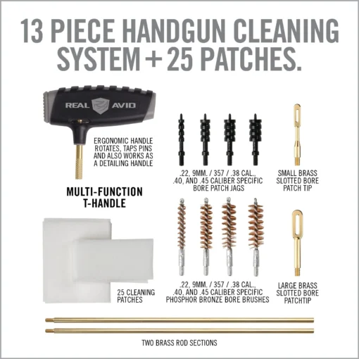 REALAVID GUN BOSS PRO HANDGUN CLEANING KIT - Image 7