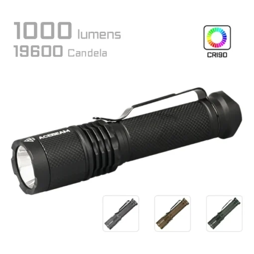 Acebeam TAC AA Flashlight-1000 lumen/280m (NEW)