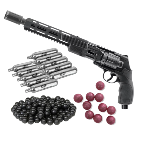 UMAREX T4E TR50 Gen2 13 Joules Self Defense Revolver 0.50cal X-Kit