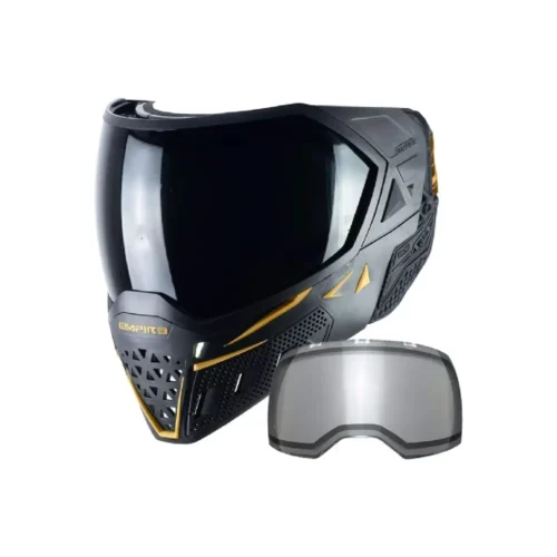 EMPIRE EVS GOGGLE BLK/OLIVE NINJA LENS + FREE CLEAR THERMAL LENS - Image 2